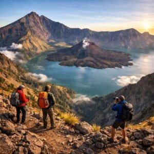 mt rinjani trekking